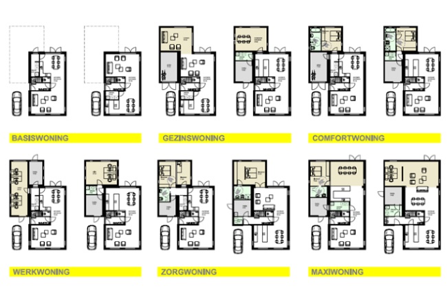 Modulaire opbouw nieuwbouw